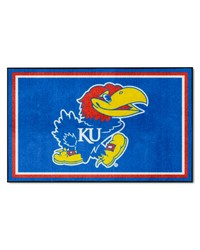 Kansas Jayhawks 4x6 Rug by   