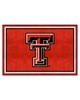 Fan Mats  LLC Texas Tech Red Raiders 5x8 Rug Red
