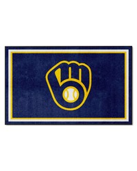 Milwaukee Brewers 4x6 Rug by   