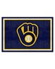 Fan Mats LLC Milwaukee Brewers 5x8 Rug Navy