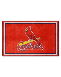 St. Louis Cardinals 4x6 Rug by   