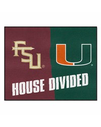 Florida StateMiami House Divided Rugs 34x45 by   