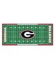 Fan Mats LLC Georgia Bulldogs Football Field Runner Green