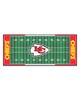 Fan Mats LLC Kansas City Chiefs Football Field Runner Green