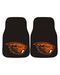 Oregon State 2piece Carpeted Car Mats 18x27 by   