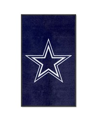 Dallas Cowboys 3X5 HighTraffic Mat with Durable Rubber Backing  Portrait Orientation Navy by   