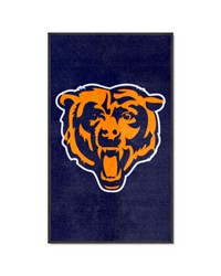 Chicago Bears 3X5 HighTraffic Mat with Durable Rubber Backing  Portrait Orientation Navy by   