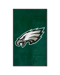 Philadelphia Eagles 3X5 HighTraffic Mat with Durable Rubber Backing  Portrait Orientation Green by   