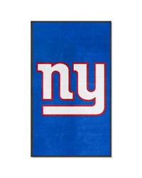 New York Giants 3X5 HighTraffic Mat with Durable Rubber Backing  Portrait Orientation Dark Blue by   