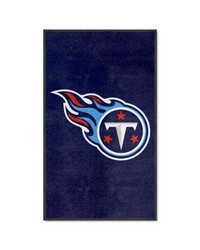 Tennessee Titans 3X5 HighTraffic Mat with Durable Rubber Backing  Portrait Orientation Navy by   