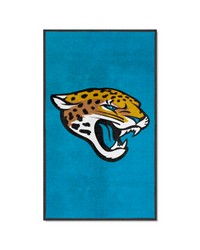 Jacksonville Jaguars 3X5 HighTraffic Mat with Durable Rubber Backing  Portrait Orientation Teal by   