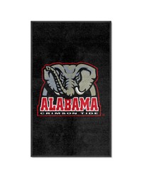 Alabama 3X5 HighTraffic Mat with Durable Rubber Backing  Portrait Orientation Crimson by   