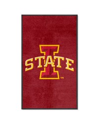 Iowa State 3X5 HighTraffic Mat with Durable Rubber Backing  Portrait Orientation Red by   