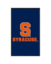 Syracuse 3X5 HighTraffic Mat with Durable Rubber Backing  Portrait Orientation Navy by   