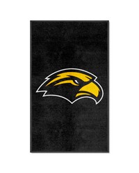 Southern Miss 3X5 HighTraffic Mat with Durable Rubber Backing  Portrait Orientation Black by   