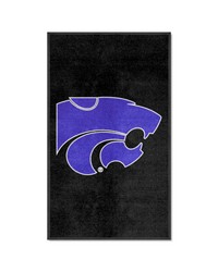 Kansas State 3X5 HighTraffic Mat with Durable Rubber Backing  Portrait Orientation Purple by   