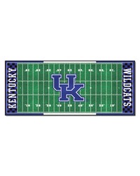 Kentucky Wildcats Field Runner Mat  30in. x 72in. Green by   