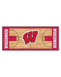 Wisconsin Badgers Court Runner Rug by   