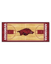 Arkansas Razorbacks Court Runner Rug by   