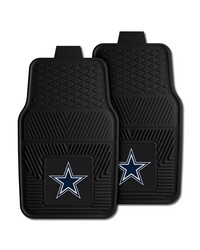 NFL Dallas Cowboys Heavy Duty 2Piece Vinyl Car Mats 18x27 by   