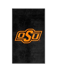Oklahoma State 3X5 HighTraffic Mat with Durable Rubber Backing  Portrait Orientation Black by   
