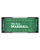 Fan Mats  LLC Marshall Thundering Herd Football Field Runner Green
