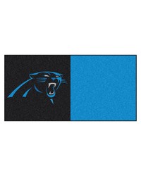 NFL Carolina Panthers Carpet Tiles 18x18 tiles by   