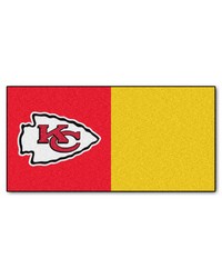 NFL Kansas City Chiefs Carpet Tiles 18x18 tiles by   