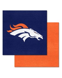 Denver Broncos Team Carpet Tiles by  Collier Campbell 