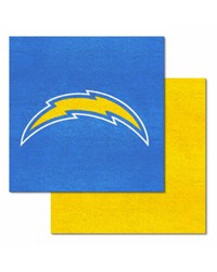 NFL San Diego Chargers Carpet Tiles 18x18 tiles by   