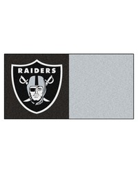 NFL Oakland Raiders Carpet Tiles 18x18 tiles by   