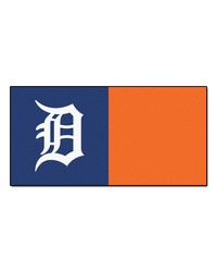MLB Detroit Tigers Carpet Tiles 18x18 tiles by   
