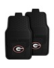 Fan Mats LLC Georgia Bulldogs 2-pc Vinyl Car Mat Set Black