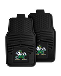 Notre Dame Heavy Duty 2Piece Vinyl Car Mats 18x27 by   