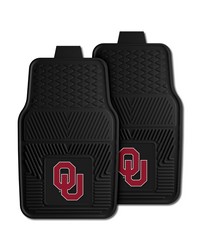 Oklahoma Heavy Duty 2Piece Vinyl Car Mats 18x27 by   