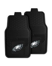 NFL Philadelphia Eagles Heavy Duty 2Piece Vinyl Car Mats 18x27 by   