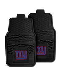 NFL New York Giants Heavy Duty 2Piece Vinyl Car Mats 18x27 by   