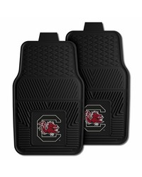 South Carolina Heavy Duty 2Piece Vinyl Car Mats 18x27 by   