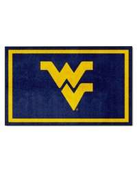 West Virginia Mountaineers 4x6 Rug by   