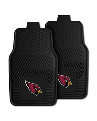 NFL Arizona Cardinals Heavy Duty 2Piece Vinyl Car Mats 18x27 by   