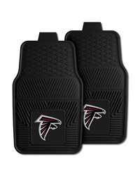 NFL Atlanta Falcons Heavy Duty 2Piece Vinyl Car Mats 18x27 by   