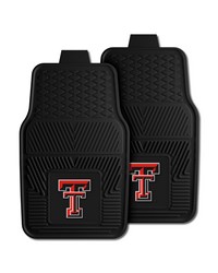 Texas Tech Heavy Duty 2Piece Vinyl Car Mats 18x27 by   