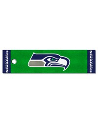 Seattle Seahawks Putting Green Mat by   