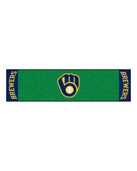 MLB Milwaukee Brewers Putting Green Runner by   