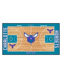 NBA Charlotte Hornets Large Court Runner 29.5x54 by   
