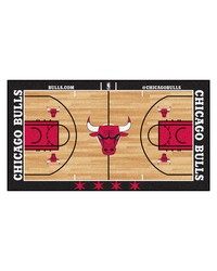 NBA Chicago Bulls Large Court Runner 29.5x54 by   