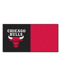NBA Chicago Bulls Carpet Tiles 18x18 tiles by   