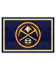 Fan Mats LLC Denver Nuggets 5x8 Rug Navy