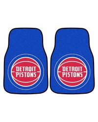 NBA Detroit Pistons 2piece Carpeted Car Mats 18x27 by   