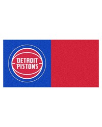 NBA Detroit Pistons Carpet Tiles 18x18 tiles by   